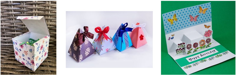 Come and learn how to make a variety of gift boxes and simple cards