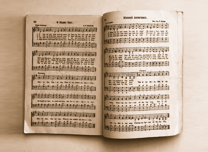 old-hymn-sheets Golden Oldies worship night at Bethesda